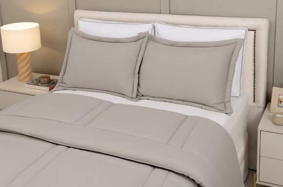 Edredom Lavive Washed 3pçs Linho - Queen